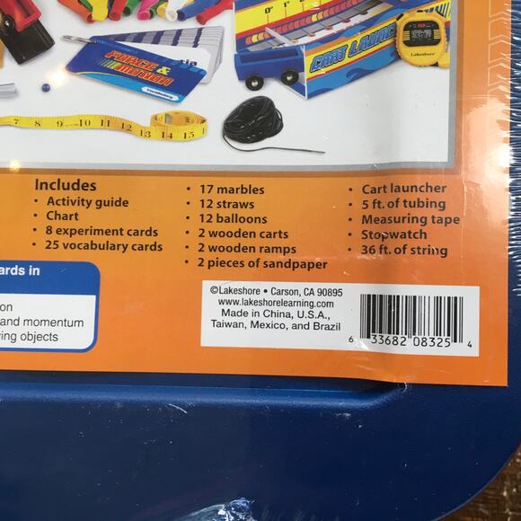 NEW Lakeshore Force & Motion Activity Tub Learning STEM Science Kit Ages 9+ - Picture 2 of 5